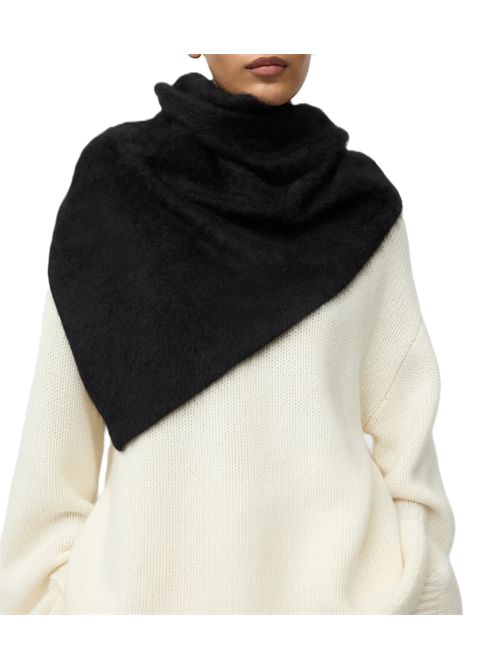 Brushed scarf Soft Goat | 2483900001BLACK